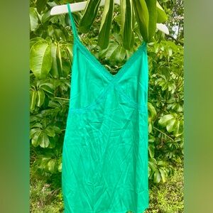 Colsie Green Satin Slip